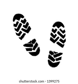 Boot Prints Vector