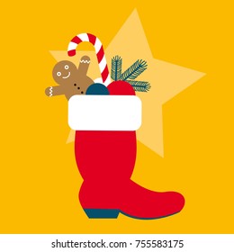 Boot of Santa Claus