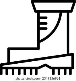 Boot Shoe Footwear Outline Icon