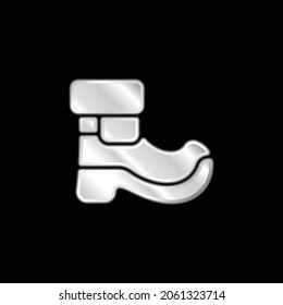 Boot-Silber-Metallic-Symbol