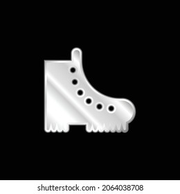 Boot-Silber-Metallic-Symbol
