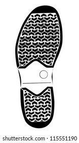 Bootspur auf weißem Hintergrund, Vektorgrafik