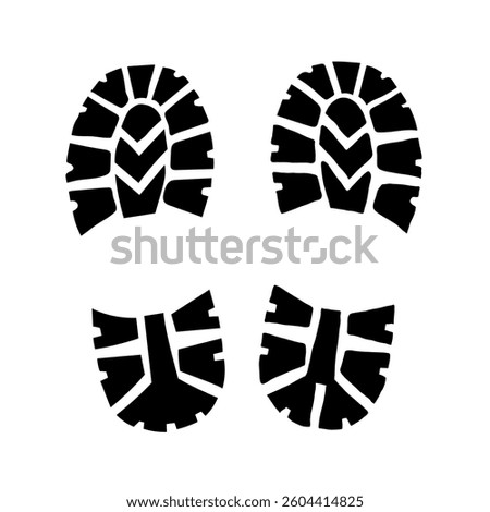 boot track hunting illustration logo vector image t shirt