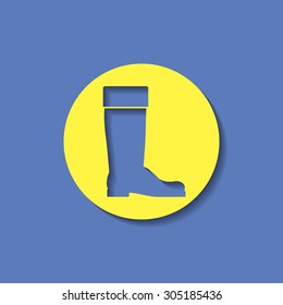 boot vector icon