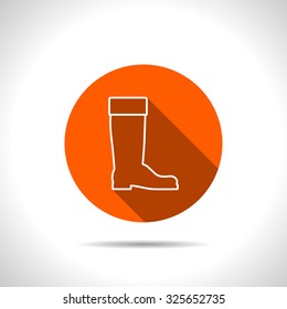 boot vector icon