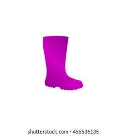 Boot vector icon. Concept illustration for design.