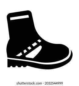boot vector icon. motorcycle icon theme
