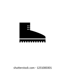 boot vector icon. boot sign on white background. boot icon for web and app
