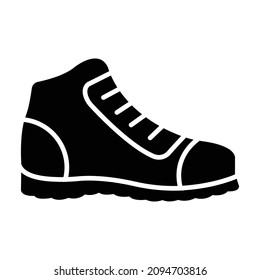 Boot  vector icon  Which Can Easily Modify Or Edit 

