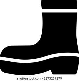 boot Vector illustration on a transparent background. Premium quality symmbols. Glyphs vector icons for concept and graphic design. 

