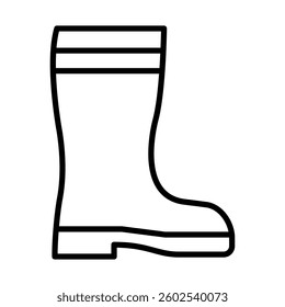 Boot Vector Line Icon Design