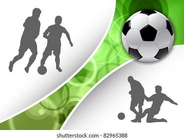 bootball symbols with green line