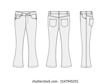 2,013 Boot cut pants Images, Stock Photos & Vectors | Shutterstock