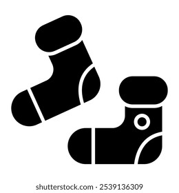 Bootees icon ,Baby elements illustration