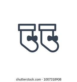 bootees icon outline
