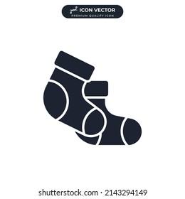 bootees icon symbol template for graphic and web design collection logo vector illustration