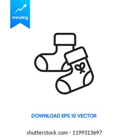 bootees icon vector with four different styles