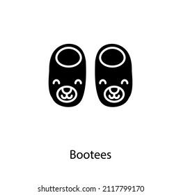 bootees icon in vector. Logotype