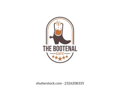 Botenal Café Restaurant Logo Design Vorlage Vektorgrafik