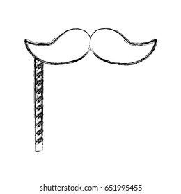 booth prop moustache cartoon