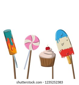 Booth prop party elements