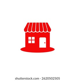 Booth shop store vector logo design
