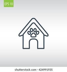 Booths for dogs icon