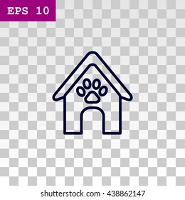 Booths for dogs icon