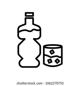 bootle icon vector