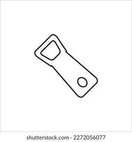 bootle opener line new vector icon
