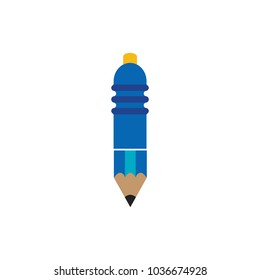 Bootle Pencil Logo Icon Design