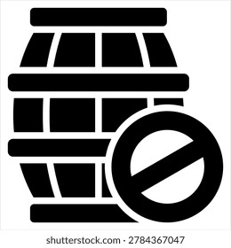 Bootlegging Single Icon Glyph Black