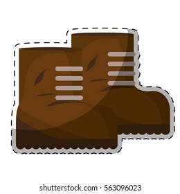 boots army related  icons image vector illustration design
