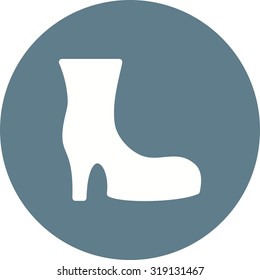 Boots, fashion, heel icon vector image.Can also be used for clothes and fashion. Suitable for web apps, mobile apps and print media.