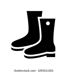 boots icon cartoon isolated on white background vector illustration