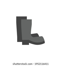 Boots icon in color icon, isolated on white background 