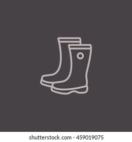  Boots icon Flat.