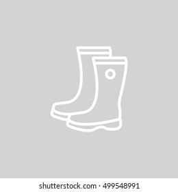  Boots icon Flat.