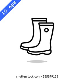  Boots icon Flat.