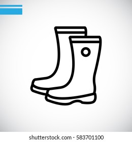  Boots icon Flat.