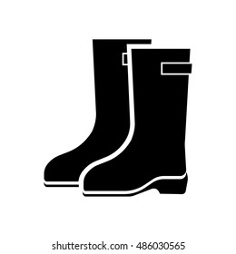 Boots icon illustration isolated vector sign symbol