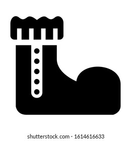 boots icon isolated sign symbol vector illustration - high quality black style vector icons
