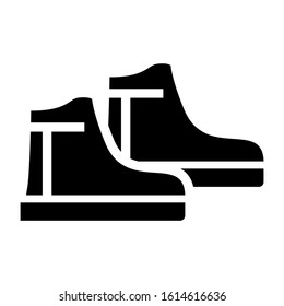 boots icon isolated sign symbol vector illustration - high quality black style vector icons
