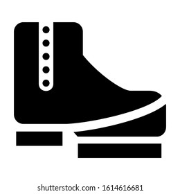 boots icon isolated sign symbol vector illustration - high quality black style vector icons

