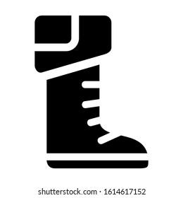 boots icon isolated sign symbol vector illustration - high quality black style vector icons
