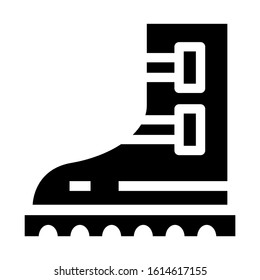 boots icon isolated sign symbol vector illustration - high quality black style vector icons
