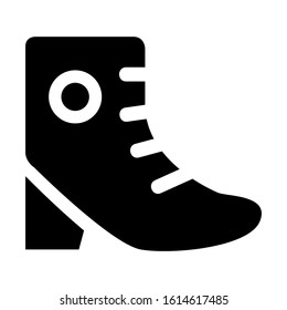 boots icon isolated sign symbol vector illustration - high quality black style vector icons
