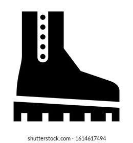 boots icon isolated sign symbol vector illustration - high quality black style vector icons
