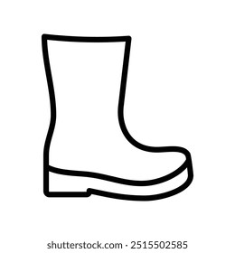 Boots icon line vector design in trendy style