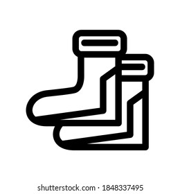 boots icon or logo isolated sign symbol vector illustration - high quality black style vector icons
